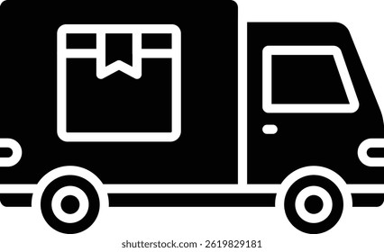 Delivery Truck vector icon. Can be used for printing, mobile and web applications.