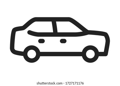 Delivery truck vector icon. Cargo van,logistic symbol. Flat vector sign isolated on white background. Simple vector illustration for graphic and web design.