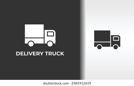 Delivery Truck Vector, Icon Or Logo Sign Isolated Symbol Illustration