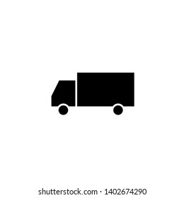 Delivery Truck vector icon on transparent background, Delivery Truck icon