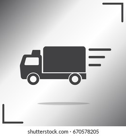 Delivery truck vector icon , Delivery symbols