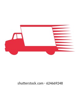 Delivery truck vehicle