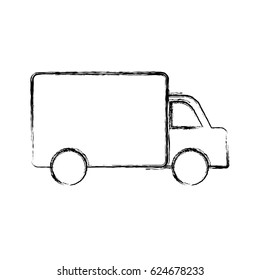 Delivery truck vehicle