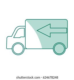 Delivery truck vehicle