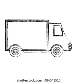 Delivery truck vehicle