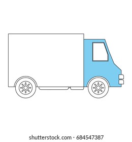 Delivery truck vehicle