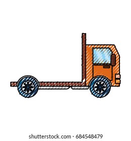 Delivery truck vehicle
