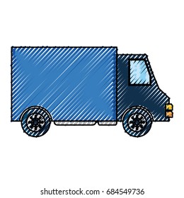 Delivery truck vehicle