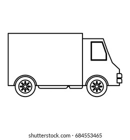 Delivery truck vehicle