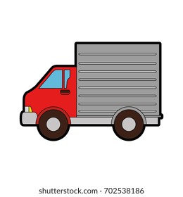 Delivery truck vehicle