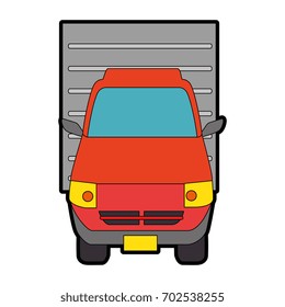 Delivery truck vehicle
