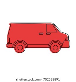 Delivery truck vehicle