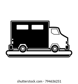 Delivery truck vehicle