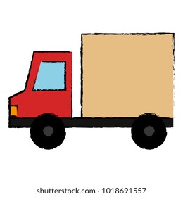 delivery truck vehicle icon