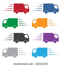 delivery trucks