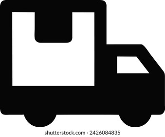 Delivery trucks come in many sizes and shapes. Depends on the package being transported.