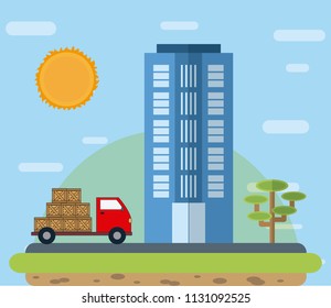 Delivery trucks concept