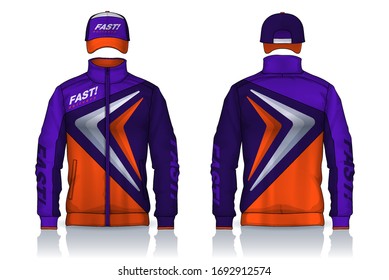 Uniforme de entrega, diseño de chaquetas y topes, Pantalones de trabajo corporativo.