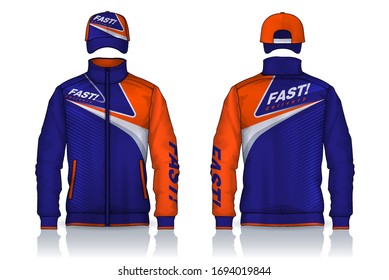 Delivery uniform,Jacket and cap templates design, Corporate Work Shirts.