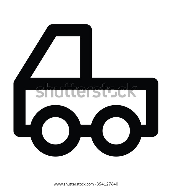 Delivery Van Bold Line Vector\
Icon 