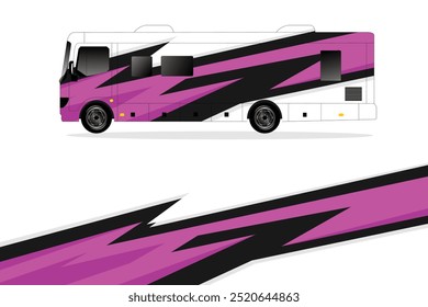 Diseño de Vector de etiqueta engomada del coche de la camioneta de entrega