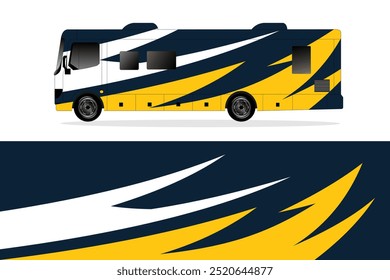 Delivery van car sticker vector design
