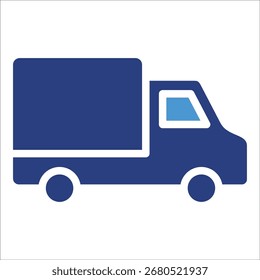Delivery Van Icon Element For Design