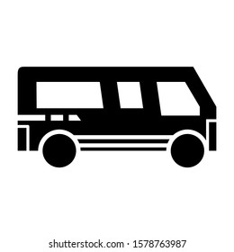 delivery van icon isolated sign symbol vector illustration - high quality black style vector icons
