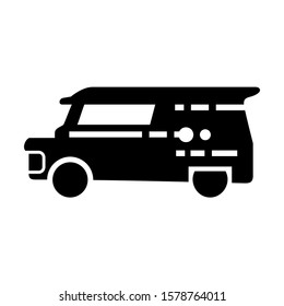 delivery van icon isolated sign symbol vector illustration - high quality black style vector icons
