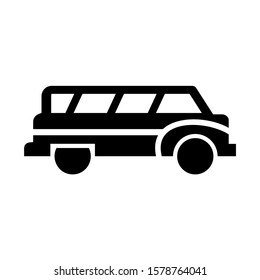 delivery van icon isolated sign symbol vector illustration - high quality black style vector icons
