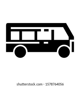delivery van icon isolated sign symbol vector illustration - high quality black style vector icons
