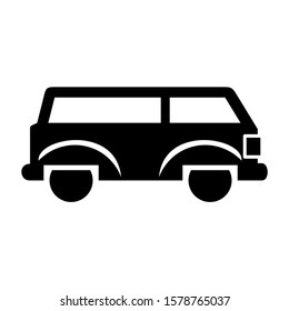 delivery van icon isolated sign symbol vector illustration - high quality black style vector icons
