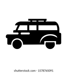 delivery van icon isolated sign symbol vector illustration - high quality black style vector icons
