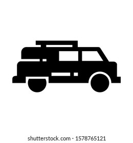 delivery van icon isolated sign symbol vector illustration - high quality black style vector icons
