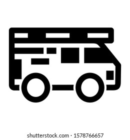 delivery van icon isolated sign symbol vector illustration - high quality black style vector icons
