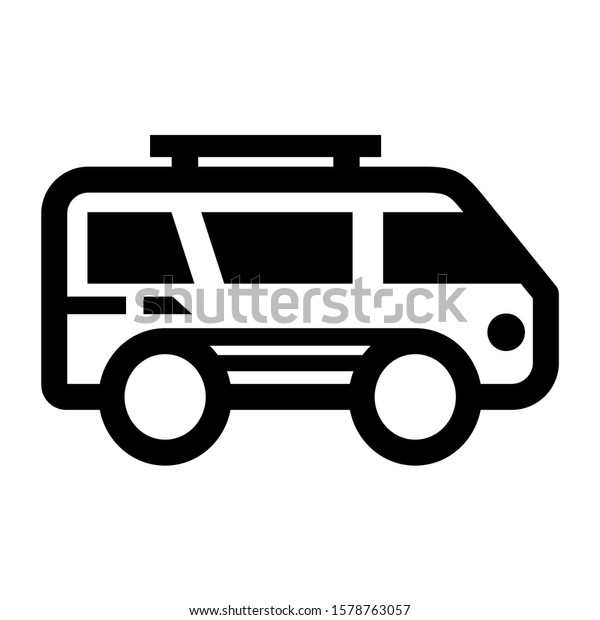 delivery van icon isolated\
sign symbol vector illustration - high quality black style vector\
icons\
