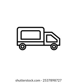 Entrega Van icon logo set Vector