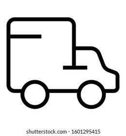 Delivery Van Icon Vector Graphics Stock Vector (Royalty Free ...