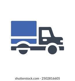 Icono de furgoneta de entrega, Vector Gráficos