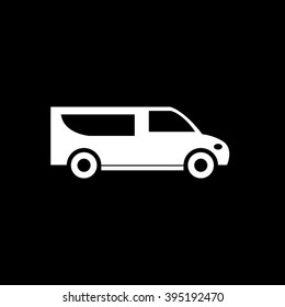 Delivery Van Icon Vector Illustration