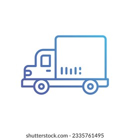 Liefert Van Icons, Vektorgrafik.