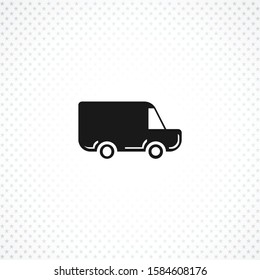 Delivery van vector icon. Delivery van vector icon. Delivery van vector icon. 