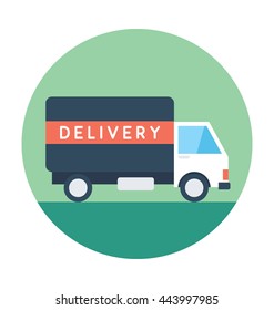 Delivery Van Vector Icon