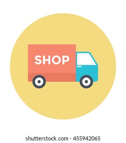 Delivery Van Vector Icon