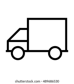 Delivery Van Vector Icon