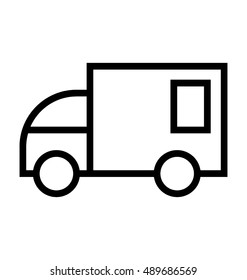 Delivery Van Vector Icon