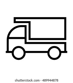 Delivery Van Vector Icon