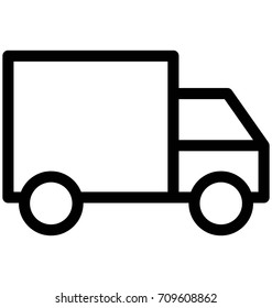 Delivery Van Vector Icon