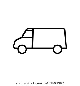 delivery, van - vector illustration	