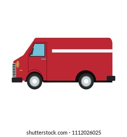 Delivery van vehicle